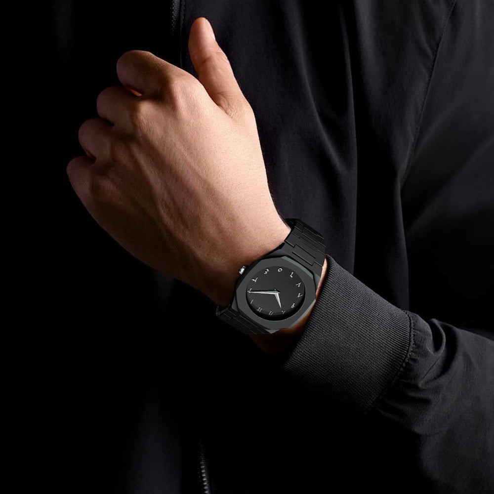 stainless steel arabic watch
